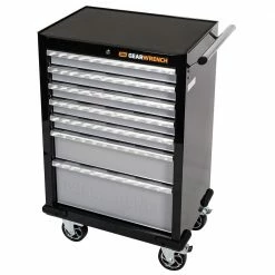 GEARWRENCH 26inch 7 Drawer Roller Cabinet XL Series - Black/Silver 83155N 7 GEARWRENCH 26inch 7 Drawer Roller Cabinet XL Series - Black/Silver 83155N -BAHCO shop unnamed file 1070