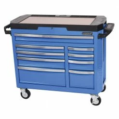 KINCROME Contour 42inch Tool Trolley 9 Drawer Electric Wide - Blue K7759