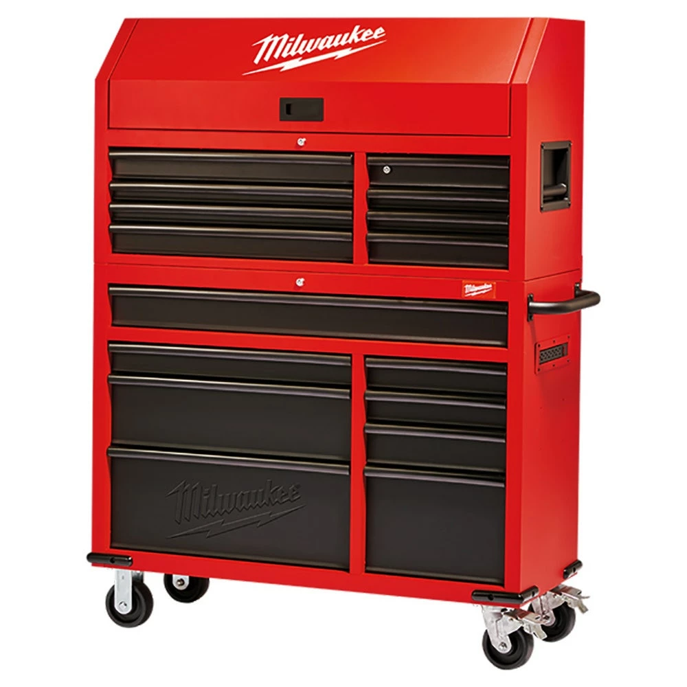 MILWAUKEE 46inch 8 Drawer Tool Chest & 8 Drawer Trolley 48228500 - Image 2