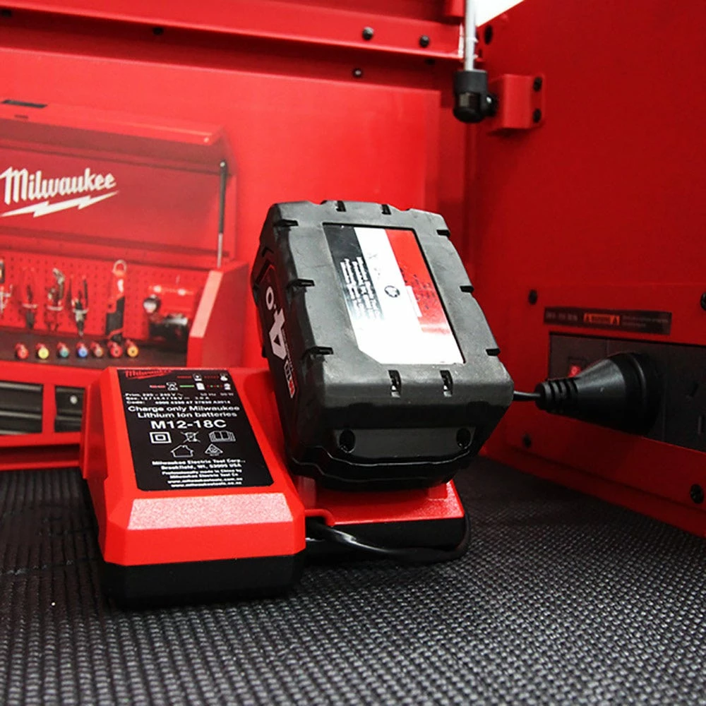 MILWAUKEE 46inch 8 Drawer Tool Chest & 8 Drawer Trolley 48228500 - Image 11