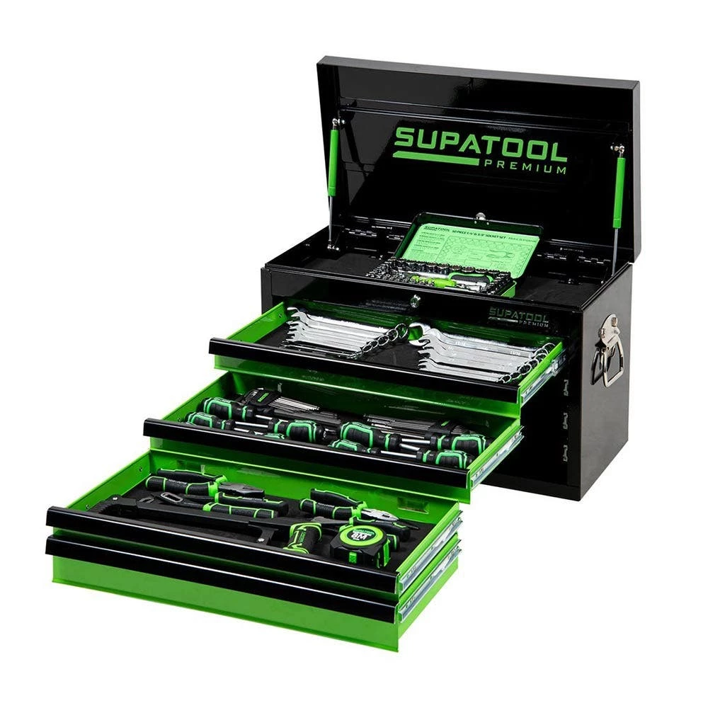 SUPATOOL 118 Pcs 4-Drawer Tool Chest Kit STP1200