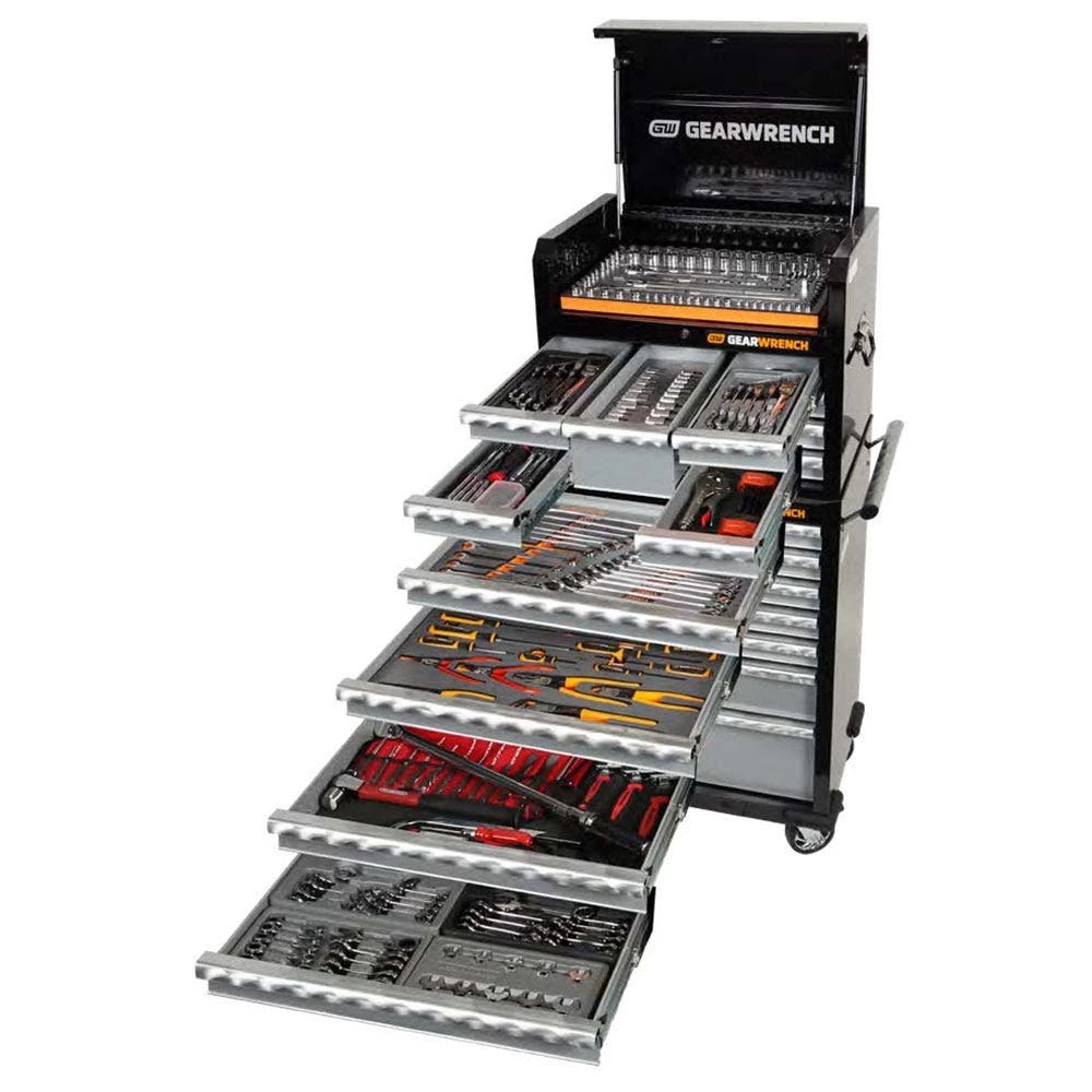 GEARWRENCH 311 Piece Tool Kit 26" 7 Drawer Chest & 7 Drawer Trolley 89912 4 GEARWRENCH 311 Piece Tool Kit 26" 7 Drawer Chest & 7 Drawer Trolley 89912 - Image 2