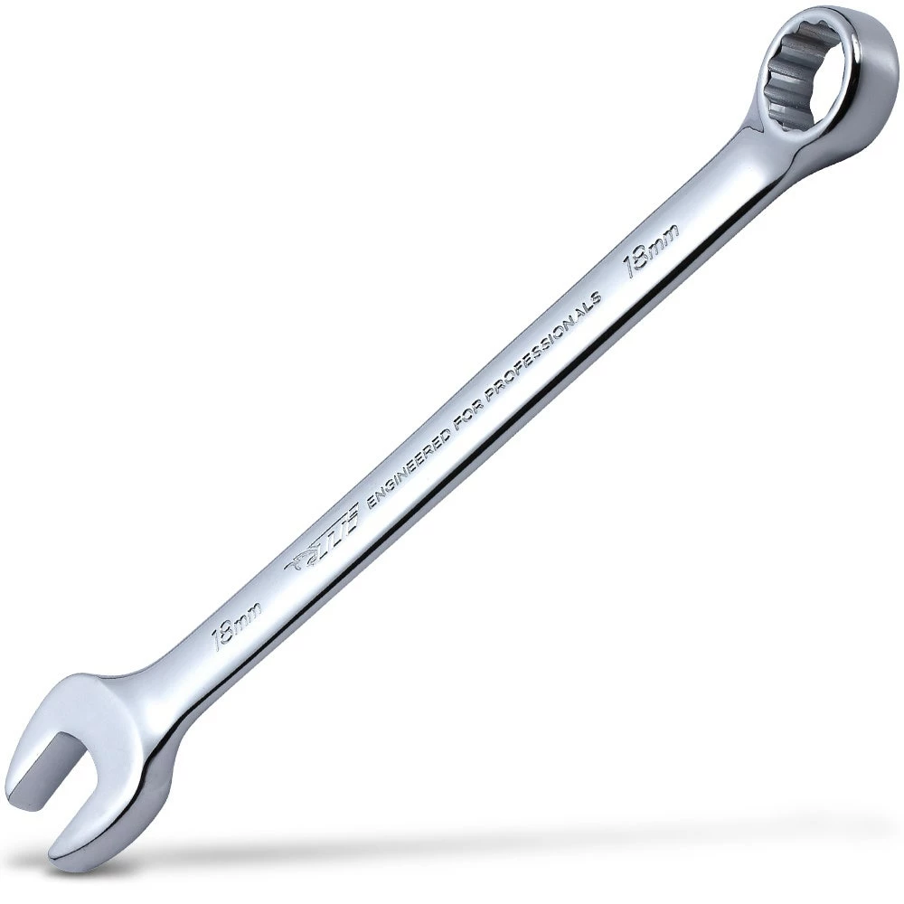 TTI 18mm Metric Ring & Open End Combination Spanner TCSM18 4 TTI 18mm Metric Ring & Open End Combination Spanner TCSM18 - Image 2