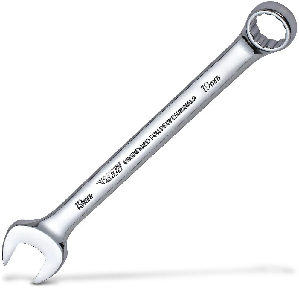 TTI 19mm Metric Ring & Open End Combination Spanner TCSM19 3 TTI 19mm Metric Ring & Open End Combination Spanner TCSM19