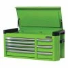 KINCROME Contour 42inch Tool Chest 8 Drawer Extra Wide - Green K7758G