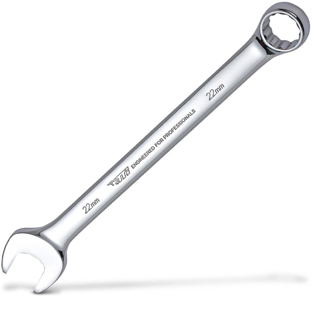 TTI 22mm Metric Ring & Open End Combination Spanner TCSM22 3 TTI 22mm Metric Ring & Open End Combination Spanner TCSM22