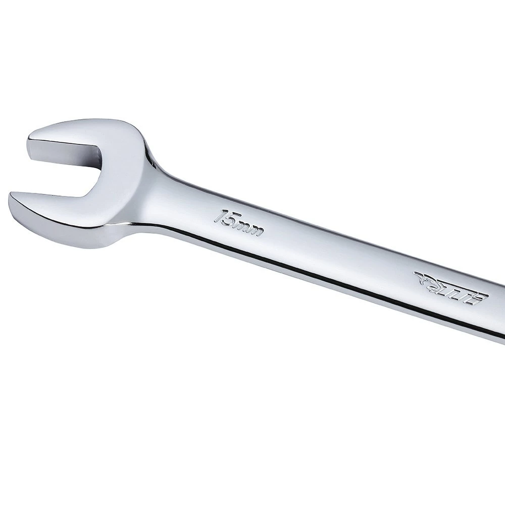 TTI 15mm Metric Ring & Open End Combination Spanner TCSM15 5 TTI 15mm Metric Ring & Open End Combination Spanner TCSM15 - Image 3