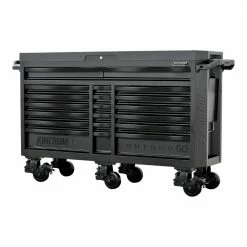 KINCROME 20 Drawer Contour Super Wide Tool Trolley Black Series K7862