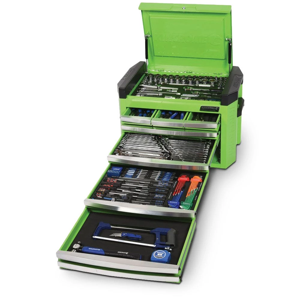 KINCROME 236 Piece Contour Tool Chest Kit Green K1507G 3 KINCROME 236 Piece Contour Tool Chest Kit Green K1507G