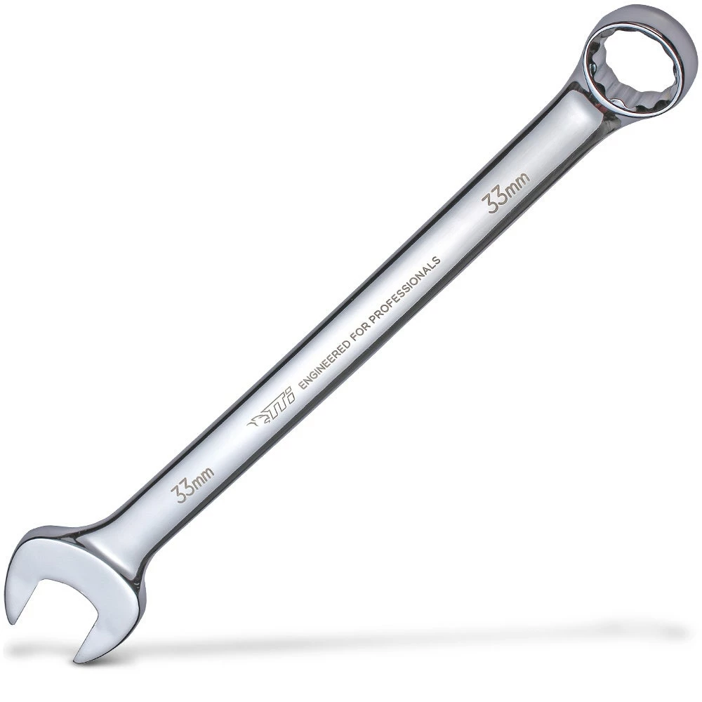 TTI 33mm Metric Ring & Open End Combination Spanner TCSM33 3 TTI 33mm Metric Ring & Open End Combination Spanner TCSM33