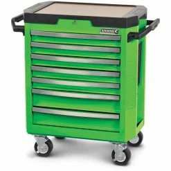 KINCROME 7 Drawer Contour Tool Trolley Green K7747G