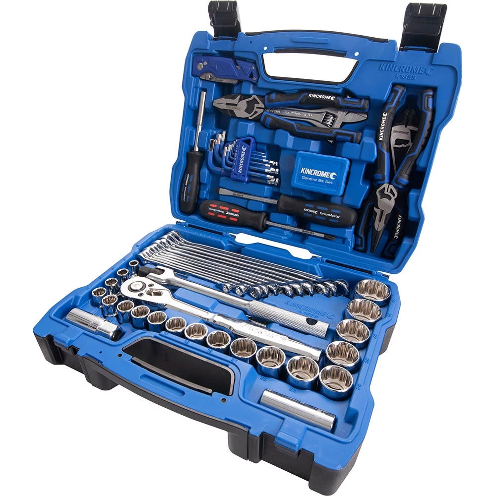 KINCROME 85 Piece 1/2" Drive Portable Tool Kit K1859