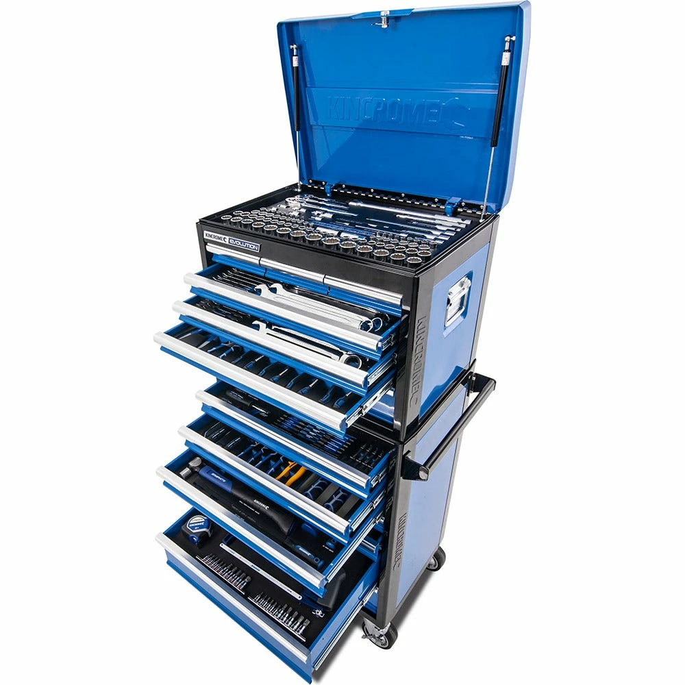 KINCROME Evolution Tool Workshop 466 Piece 14 Drawer Deep K1228 3 KINCROME Evolution Tool Workshop 466 Piece 14 Drawer Deep K1228