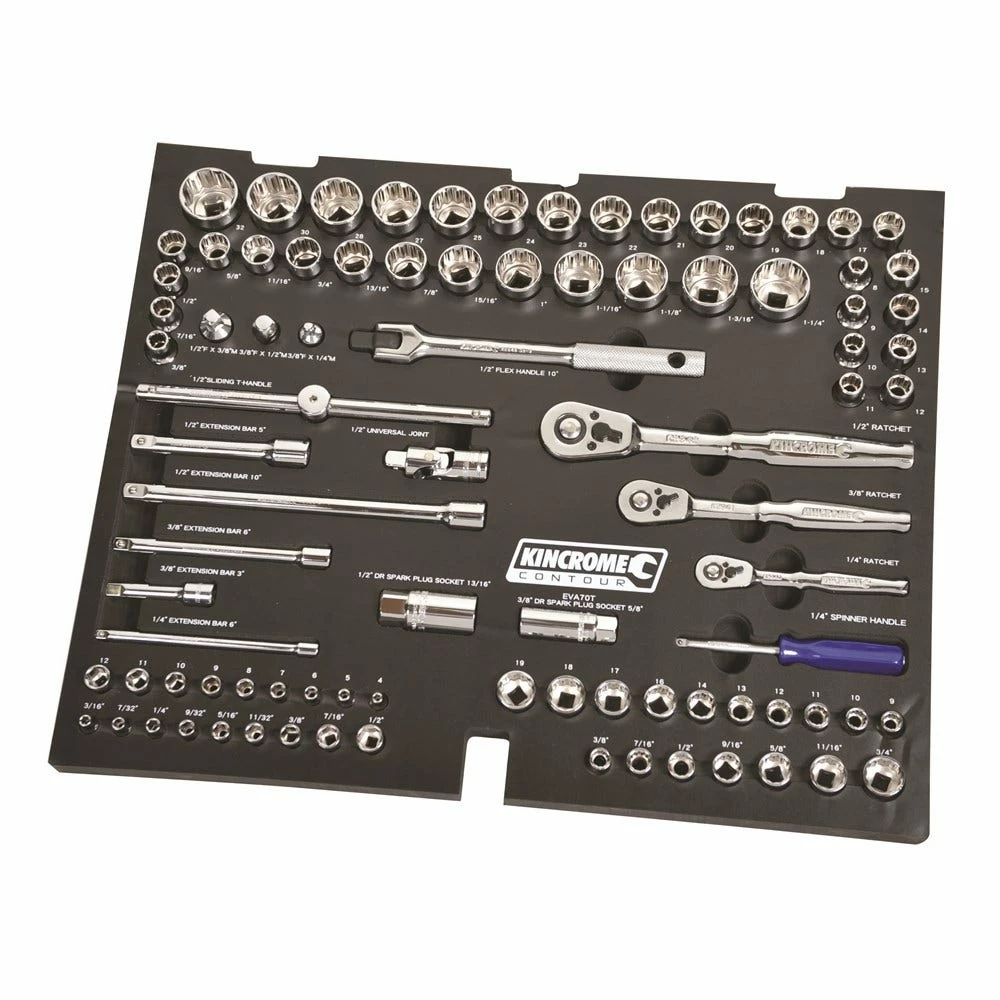 KINCROME Contour Tool Workshop Kit 208 Piece W. Trolley - Blue K1510 4 KINCROME Contour Tool Workshop Kit 208 Piece W. Trolley - Blue K1510 - Image 2