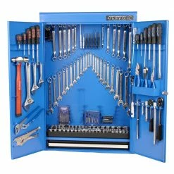 KINCROME 212 Piece Tool Kit Wall Cabinet 21081