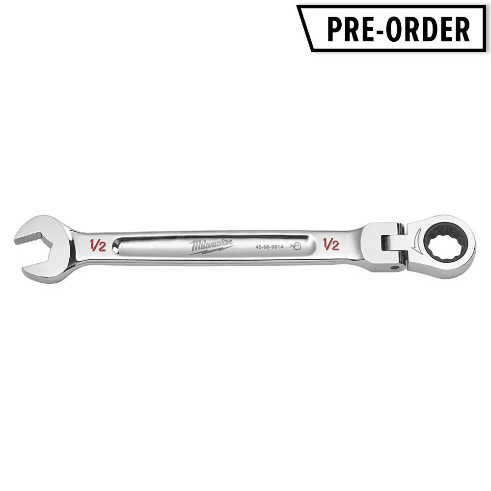 MILWAUKEE 1/2" AF R/OE Flex Head Racheting Spanner 45969814