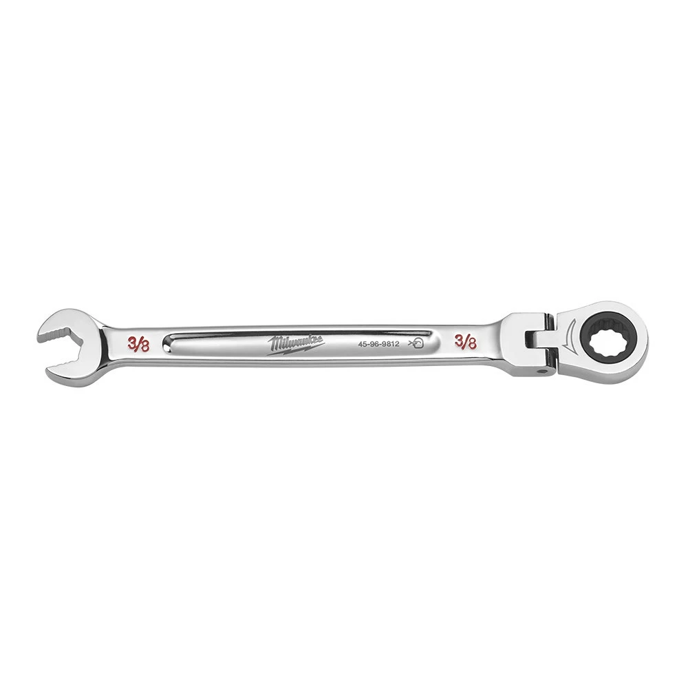 MILWAUKEE 3/8" AF R/OE Flex Head Racheting Spanner 45969812 4 MILWAUKEE 3/8" AF R/OE Flex Head Racheting Spanner 45969812 - Image 2