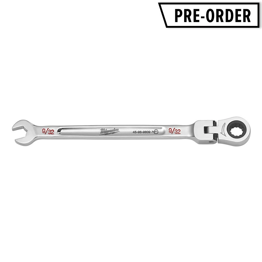 MILWAUKEE 9/32" AF R/OE Flex Head Racheting Spanner 45969809