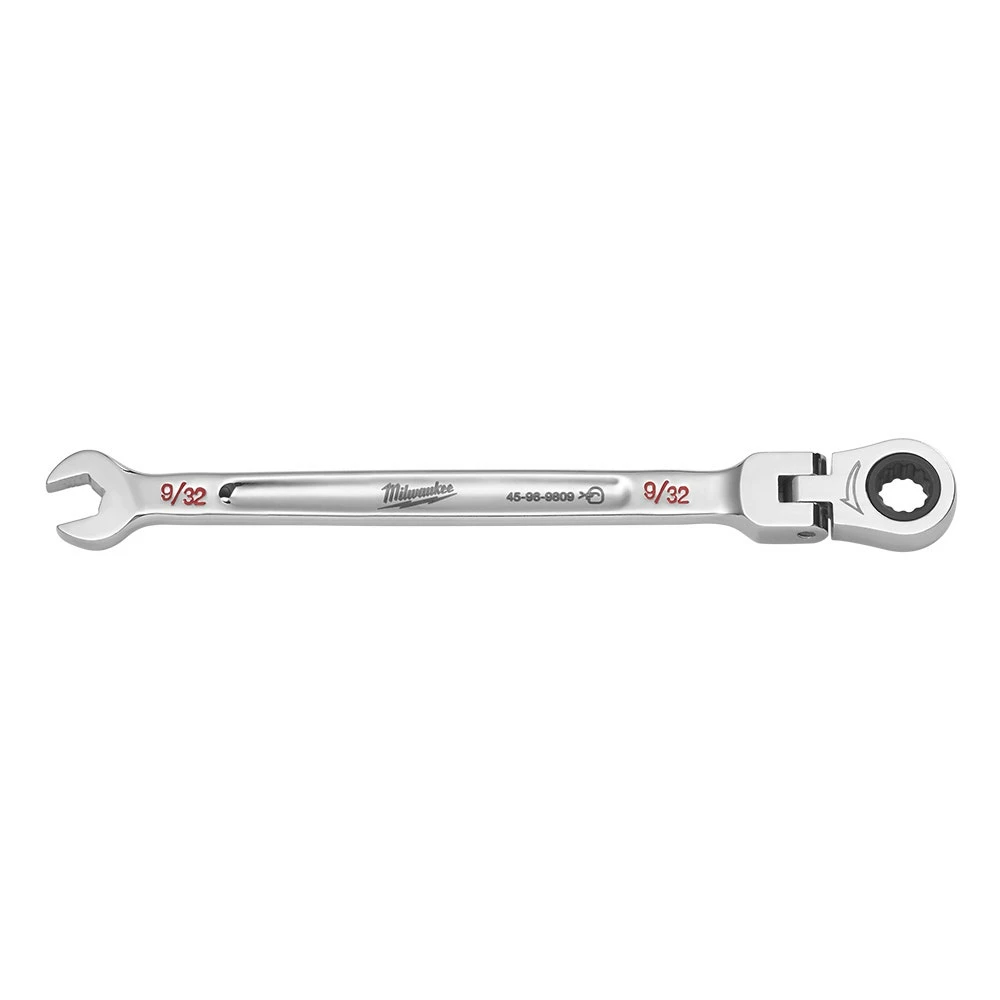 MILWAUKEE 9/32" AF R/OE Flex Head Racheting Spanner 45969809 - Image 2