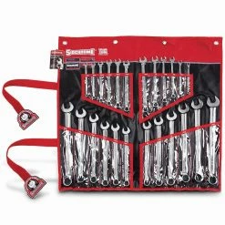 SIDCHROME 24 Piece Metric/AF Ring/Open End Spanner Set SCMT22104