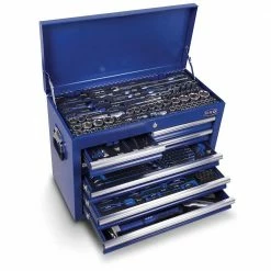 HRD 198 Piece Tool Kit 26" With 7 Drawer Chest Blue HTK26071