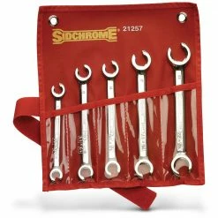 SIDCHROME 5 Piece Metric Flare Nut Spanner Set