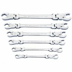 GEARWRENCH Flarenut Met Flex Ratcheting Spanner Set 6pc 89101D
