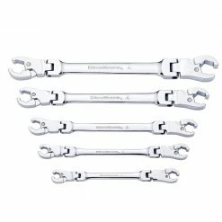 GEARWRENCH Flarenut A/F Flex Ratcheting Spanner Set 5pc 89100
