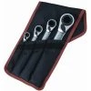 BAHCO 4 Piece Metric Ratcheting Ring End Spanner Set With Wallet S4RM4T