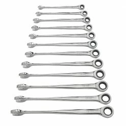 GEARWRENCH 12 Pc. 12 Point XL X-Beam Ratcheting Combination Metric Wrench Set 85888