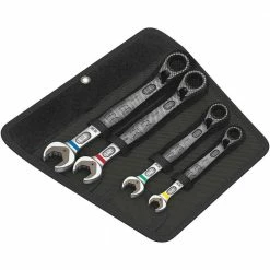 WERA 6001 Joker Switch 4 Set 1 4 Piece Ratcheting Spanner 05020090001