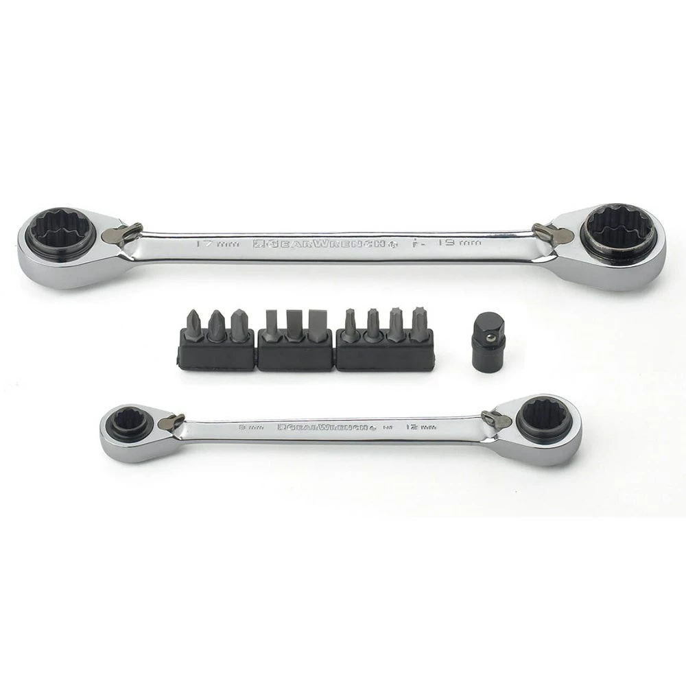 GEARWRENCH 13 Pcs 12 Point Metric QuadBox Double Box Ratcheting Wrench Set 85210D 2 GEARWRENCH 13 Pcs 12 Point Metric QuadBox Double Box Ratcheting Wrench Set 85210D